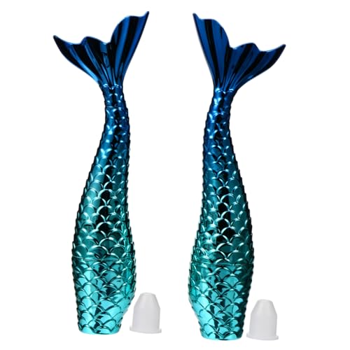 BAZEITFLOW 2 Stück Nachfüllbare Eyeliner Tuben Leere Kosmetikbehälter aus Luftdicht Verschließbar Wiederverwendbar für Eyeliner Nagelöl und Kosmetik Leicht und Tragbar für Kosmetiksalons und von BAZEITFLOW