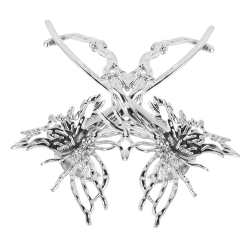 BAZEITFLOW 2stücke Große Legierung Schmetterlings-haarspangen Für Damen Dekorative Haarnadeln Für Hochsteckfrisuren Retro Metall-haaraccessoires Für Besondere Anlässe Und Alltag von BAZEITFLOW