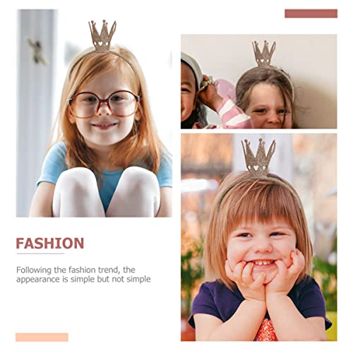 BAZEITFLOW 2 Stück Teiliges Haarreif mit Funkelnden Kronen in Silber und Gold Bequem Verstellbar Langlebig und Formbeständig als Party Geburtstags accessoire für Kleine Mädchen von BAZEITFLOW