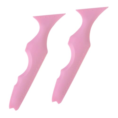BAZEITFLOW 2 Stück Wiederverwendbare Teilig Silikon Eyeliner Schablonen Schmerzfreie Langlebige Makeup Hilfsmittel für Präzises Augenbrauen und Eyeliner Styling Geeignet für Anfänger und von BAZEITFLOW