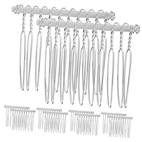 BAZEITFLOW 20 Stück Metall Haarkamm Teiliges Langlebig und Sicher Haltend Dekorativer Brautschmuck für Hochzeit Partys und Besondere Anlässe Leichter Haarschmuck für Braut und Brautjungfern von BAZEITFLOW