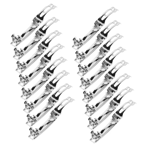 BAZEITFLOW 20 Stück Teiliges DIY Haarklammern für Mädchen Kleine Dicke Federklammern Sichere Schonende Haarspangen Federmechanisch Handgemachte Haar accessoires für Haarstyling und von BAZEITFLOW
