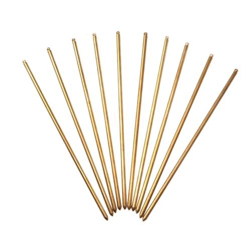 BAZEITFLOW 20 Stück Teiliges Haarnadel aus Reinen Kupfer Haarstäbchen mit Loch Langlebige Metall Haargabeln für DIY Haarschmuck Modische Haarschmuck Accessoires für Damen und Frauen von BAZEITFLOW