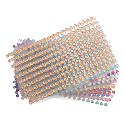 BAZEITFLOW 20stücke Selbstklebende Acryl-strasssteine Mit Flacher Rückseite Für Diy-projekte Gesichtskristall-aufkleber Dekorative Juwelenaufkleber von BAZEITFLOW