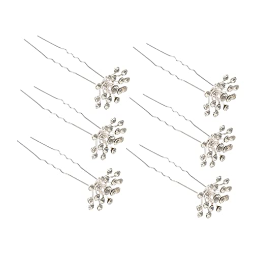 BAZEITFLOW 20 Stück Teiliges Set U Förmige Haarnadeln mit Gypsophila Design Eleganter Brautschmuck für Hochzeiten Partys und Besondere Anlässe Hochwertiges Haaraccessoire mit Langanhaltendem von BAZEITFLOW