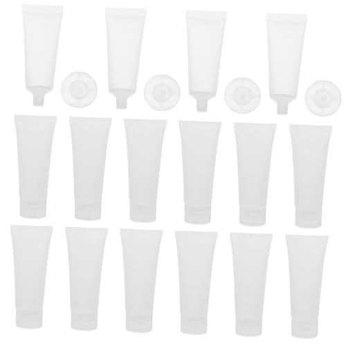 BAZEITFLOW 20stücke Refillable Reise Lotion Flaschen Mini Kosmetische Quetschbehälter Für Handcreme Shampoo Und Duschgel Leak Leicht Für Flugreisen Und Unterwegs von BAZEITFLOW