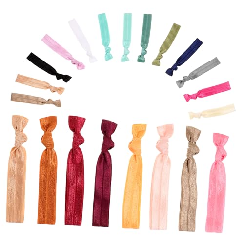 BAZEITFLOW 25 Stück Teiliges Bunt Elastisch ohne Abdrücke Kleine Ponytail-halter für Mädchen Leichtes Strapazierfähiges Haarband Vielseitig für Alltag Party Fotoshootings Friseurzubehör von BAZEITFLOW