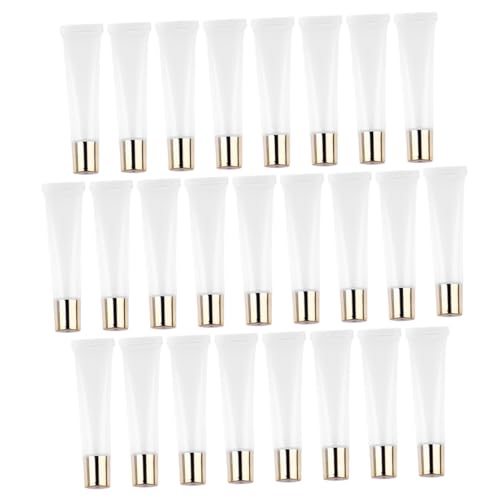 BAZEITFLOW 25stücke Nachfüllbare Leere Lippenbalsam-behälter Transparente Tuben Für Lip Gloss Für Lippenpflege Leicht Und Tragbar Für Reisen Und Tägliche Anwendung von BAZEITFLOW