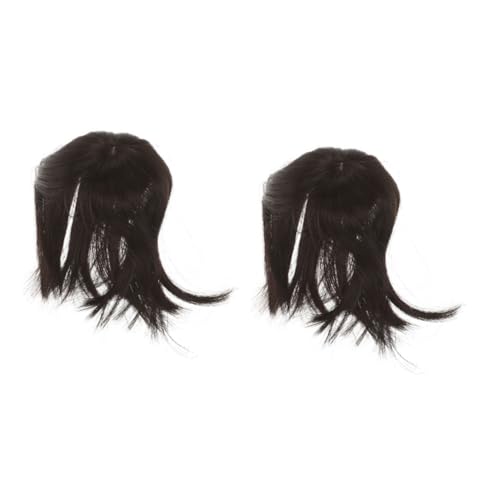 BAZEITFLOW 2 Stück Clip in Bob Haarteile für Damen Unsichtbare Haarverlängerungen Leicht und Kurz für Mehr Volumen und Natürliche Abdeckung für Dünnes Haar von BAZEITFLOW