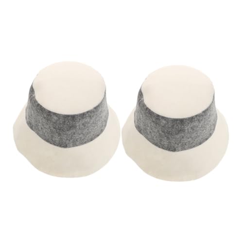BAZEITFLOW 2stücke Fisherman Sauna Hut Aus Filz Isolierter Badekappensatz Für Sauna Unisex Design Für Zuhause Und Reisen Praktische Saunaaccessoires Für Damen Und Herren von BAZEITFLOW