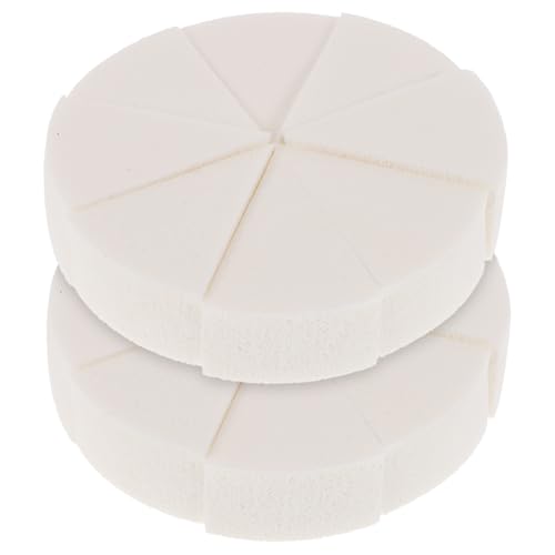 BAZEITFLOW 2sätze Keilförmigen Make-up-schwämmen Für Foundation Concealer Und Highlighter Make-up-zubehör Für Damen Komfortabel Und Einfach Anzuwenden von BAZEITFLOW