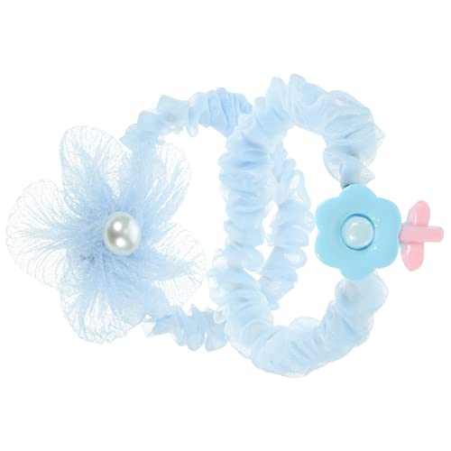 BAZEITFLOW 2stücke Elastische Haargummis Mit Dekorativen Schleifen Für Mädchen Niedliche Haaraccessoires Für Pferdeschwänze Für Partys Und Alltag von BAZEITFLOW