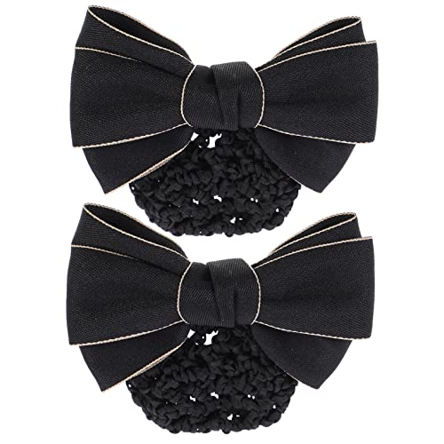 BAZEITFLOW 2stücke Haarnetz Haarspange Snood Damen Haar-accessoire Dutt-abdeckung Kopfschmuck Haarclip Netze Für Mädchen Und Frauen von BAZEITFLOW