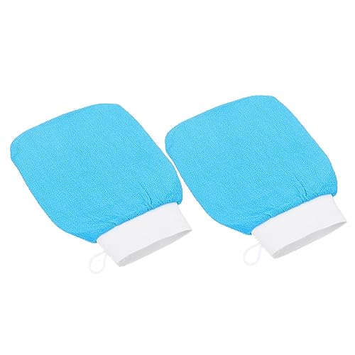 BAZEITFLOW 2stücke Peelinghandschuh Für Mädchen Hautreinigungshandschuhe Badehandschuhe Zum Peeling Duschhandschuhe Aus Hochwertigem Material Peelingfäustlinge Für von BAZEITFLOW