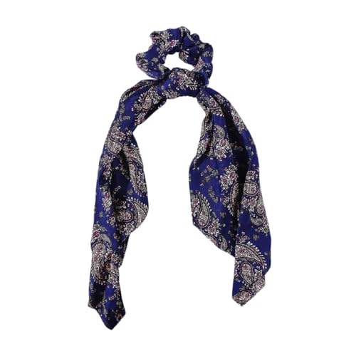 BAZEITFLOW 3 Stück Teiliges Chiffon Haarschleifen mit Langem Band Modische Scrunchy Haargummis für Damen Vielseitige Ponytail Hair Bands Geeignet für Dünnes und Dickes Haar Zufällige Farbe von BAZEITFLOW