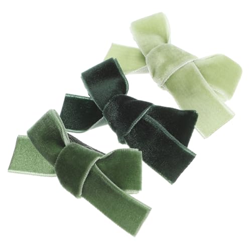 BAZEITFLOW 3 Stück Teiliges Haarspangen Mädchen Süße Farbverlauf Samt Schleifen Stabile Haarklammern Langlebig und Farbecht für Alltag Geburtstag Party und Kostüm Vielseitig Einsetzbar von BAZEITFLOW