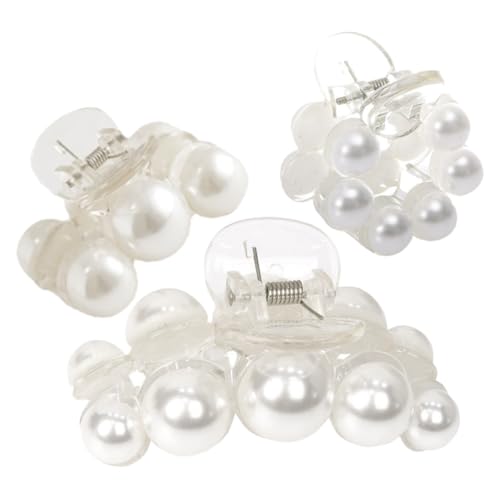 BAZEITFLOW 3 Stück Teiliges Perlen Haarspangen Transparent Haarklammern Retro Design Fester Sitz für Damen Haarschmuck Haaraccessoires zum Styling und Alltag BAZEITFLOW 3 Stück Teiliges Perlen Haarspangen Transparent Haarklammern Retro Design Fester Sitz für Damen Haarschmuck Haaraccessoires zum Styling und Alltag von BAZEITFLOW