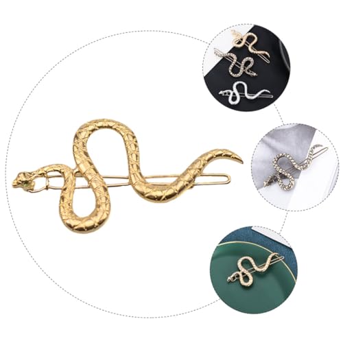 BAZEITFLOW 3 Stück Teiliges S förmige Haarklammern aus Langlebigem Legierungsmetall Modische Schlangen haarspangen für Frauen und Mädchen Elegante Haarschmuck dekoration für Alltag und von BAZEITFLOW