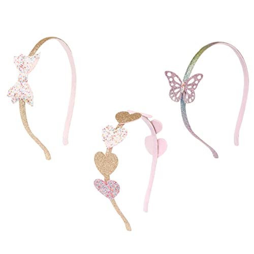 BAZEITFLOW 3 Stück Teiliges Set Mädchen Haarreif mit Süße Haarbänder für Junge Mädchen für Partys Festivals und Besondere Anlässe Bequem und Stylisch von BAZEITFLOW