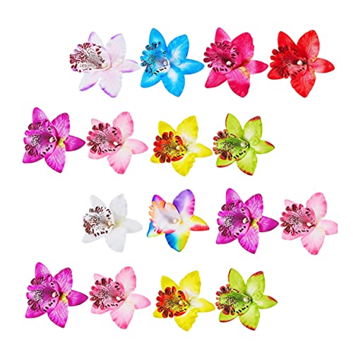 BAZEITFLOW 30 Stück Teiliges Set Boho Blumen Haarspangen für Damen Bunte Blumen Designs Einfache Clip Befestigung für Partys Hochzeiten Brautjungfern und Festliche Anlässe Zufällige Farbe von BAZEITFLOW