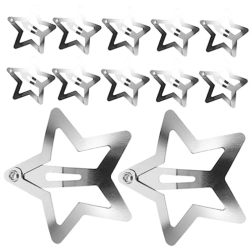 BAZEITFLOW 40Stücke Sternhaarklammern für Mädchen Süße Fünfzackige Haarspangen Haarzubehör für Schule Sport und Partys Robustes Leicht und Einfach zu Verwenden von BAZEITFLOW