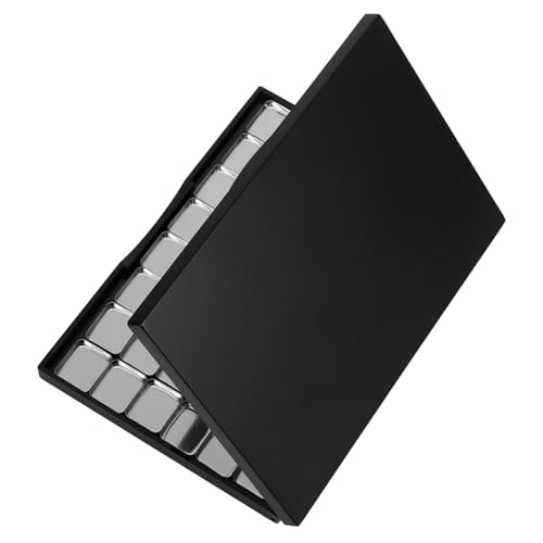 BAZEITFLOW 48stücke Leere Magnetische Augen Make-up Palette Nachfüllbare Kosmetik Palette Mit Spiegel Metallpfannen Für Lidschatten Und Lippenstift Diy Kosmetik von BAZEITFLOW