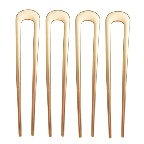 BAZEITFLOW 4stücke U-förmige Haarnadeln Aus Haargabeln Für Frauen Haarclips Haaraccessoires Für Hochsteckfrisuren von BAZEITFLOW