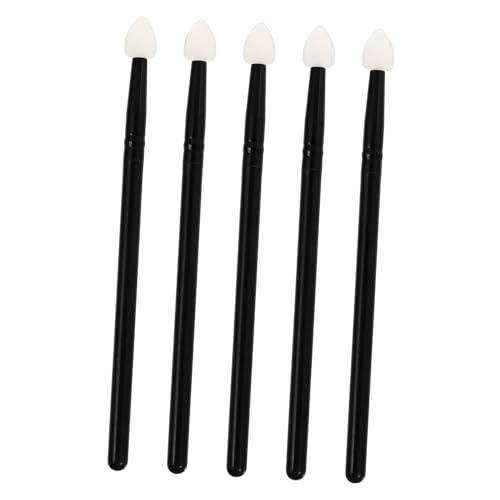 BAZEITFLOW 5 Stück Teiliges Silikon Lidschatten Pinsel Flexibel und Langlebig für Präzises Augen Make Up Sanft zur Haut Geeignet für Anfänger und Profis Vielseitig für Gesichtsmaske und von BAZEITFLOW