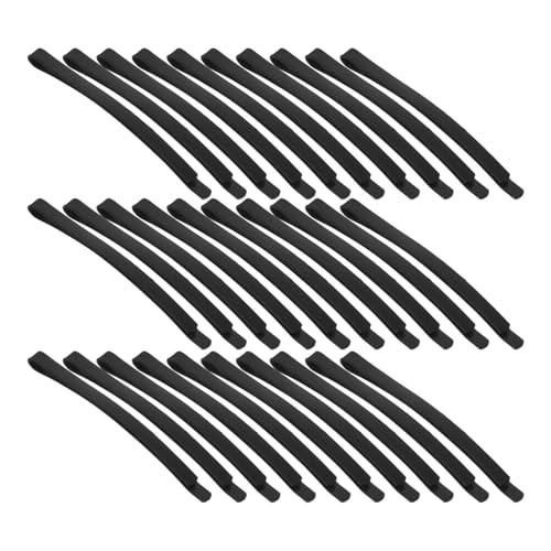 BAZEITFLOW 50 Stück Rutschfeste Haarnadeln aus Metall Klassische DIY Haarspangen für Damen Schwarz Robuste Haarklammern für Alltag und Besondere Anlässe von BAZEITFLOW