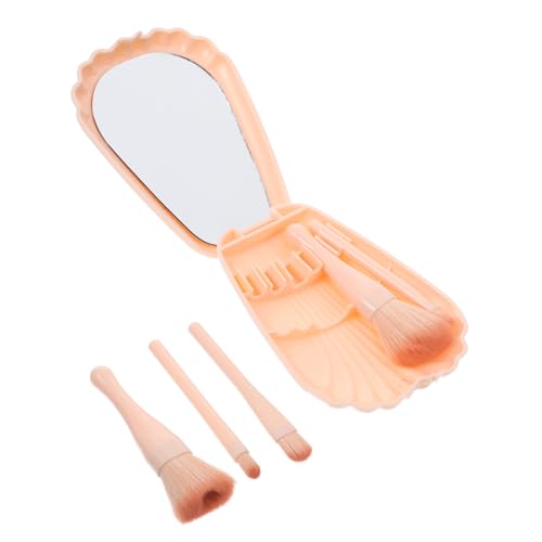 BAZEITFLOW 5stücke Teiliges Reise-make-up-pinselset Mit Aufbewahrungskoffer Professionelle Hautfreundliche Pinsel Für Lidschatten Foundation Und Puder Für Unterwegs Für Makelloses Make-up von BAZEITFLOW