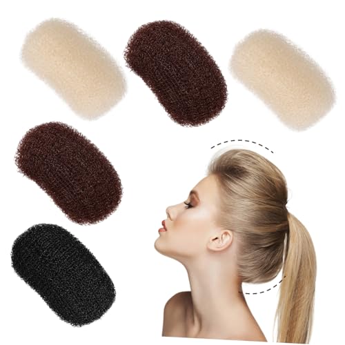 BAZEITFLOW 5stücke Haarclips Damen Haarstyling-clip Haarpolster-pad Haarpolster-clip Haar-accessoire Für Frauen Haarvolumen Erhöhen Frisur Gestalten Natürlich Tragbar Gesunde Materialien Lang von BAZEITFLOW