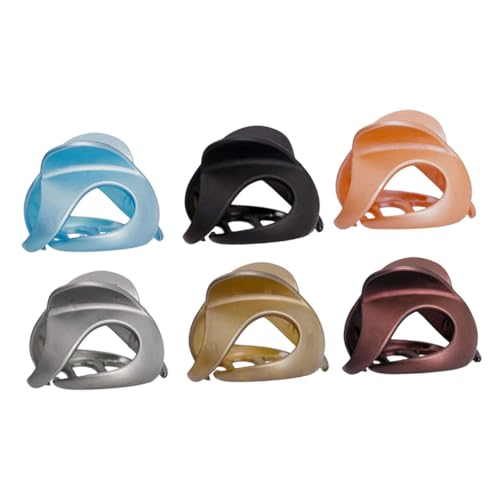 BAZEITFLOW 6 Stück Bunte Haarklammern Rutschfest für Damen Haarspangen mit Starkem Geeignet für Dickes und Dünnes Haar Vielseitige Haaraccessoires für Alltag und Dusche von BAZEITFLOW