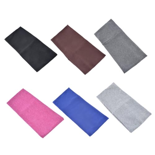 BAZEITFLOW 6 Stück Teiliges Elastisches Baumwoll haarband Weiche Dehnbare Stirnbänder für Damen Rutschfeste Sport Yoga hairwraps Komfortabel Vielseitig in Gemischten Farben von BAZEITFLOW