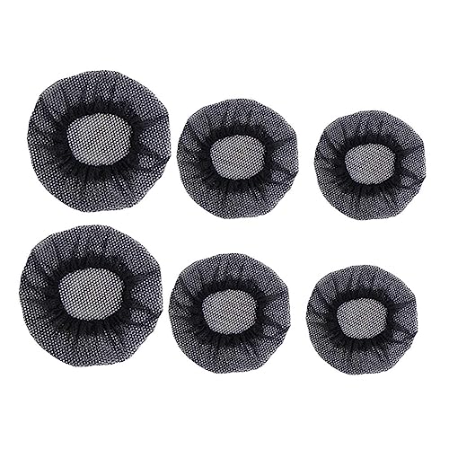 BAZEITFLOW 6 Stück Teiliges Elastisches Unsichtbares Haarnetz für Damen Feinmaschiges Ballett Haarnetz Wiederverwendbarer Haarknotenhalter Atmungsaktiv Leicht für Tänzer Krankenschwestern von BAZEITFLOW