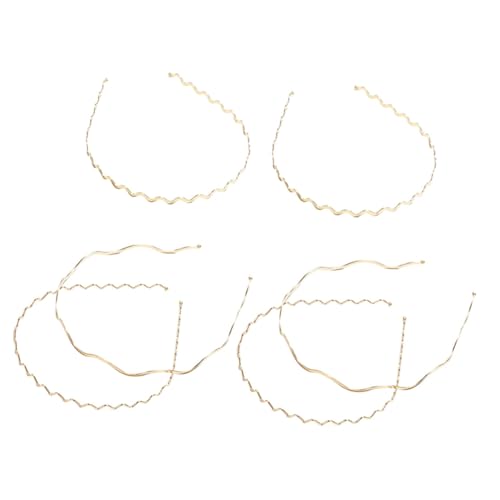BAZEITFLOW 6 Stück Teiliges Feiner Goldfarbener Metall haarringe mit Welligem Design Elegantes Damen haarband Hautfreundlich Modisches Haar accessoire für Parties und Alltag BAZEITFLOW 6 Stück Teiliges Feiner Goldfarbener Metall haarringe mit Welligem Design Elegantes Damen haarband Hautfreundlich Modisches Haar accessoire für Parties und Alltag von BAZEITFLOW