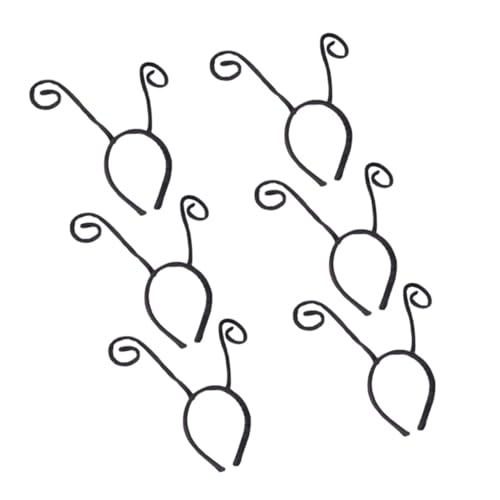 BAZEITFLOW 6 Stück Teiliges Halloween Haarreifen mit Ameisen Fühler Design Ant Haarschmuck Langlebige Cosplay Party Haarreifen für Erwachsene und Schwarzes Zubehör für Kostümfeste von BAZEITFLOW