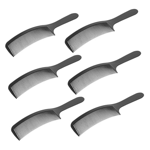 BAZEITFLOW 6 Stück Teiliges Professionelles Haarkamm S förmig für Herren Haarschnitt Styling Kamm Friseurbürste Flexibel Leicht Salongeeignet Langlebig Kompakt für Tägliche Haarbehandlung von BAZEITFLOW