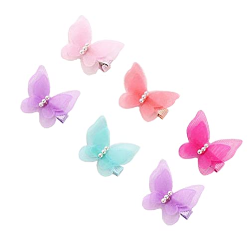 BAZEITFLOW 6 Stück Teiliges Set Chiffon Haarschmuck mit Schleife und Perlen für Mädchen Kreative Haarspangen für Festliche Anlässe und Tägliche Outfits BAZEITFLOW 6 Stück Teiliges Set Chiffon Haarschmuck mit Schleife und Perlen für Mädchen Kreative Haarspangen für Festliche Anlässe und Tägliche Outfits von BAZEITFLOW