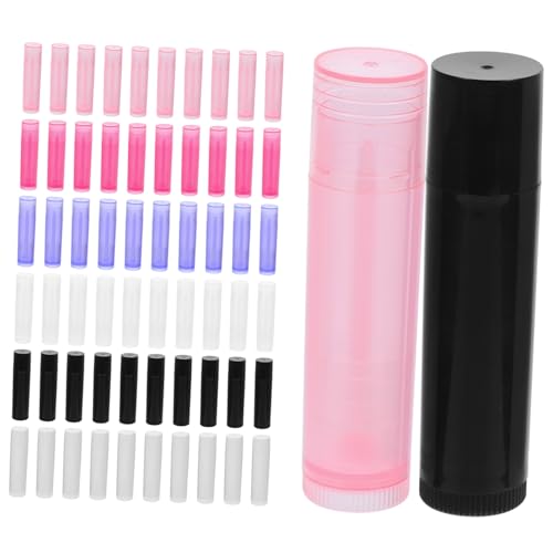 BAZEITFLOW 60stücke Leere Lip Balm Röhrchen Tragbare Lippenstiftbehälter Inklusive Farben Transparent Für Individuelles Lippenpflege-design BAZEITFLOW 60stücke Leere Lip Balm Röhrchen Tragbare Lippenstiftbehälter Inklusive Farben Transparent Für Individuelles Lippenpflege-design von BAZEITFLOW