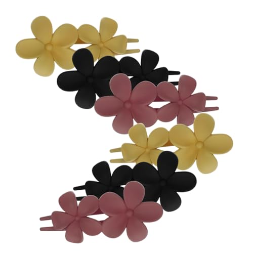 BAZEITFLOW 6stücke Blumenhaarspangen Aus Pc-material Für Damen Dekorative Haarspangen Für Damenhaar Krokodilklemmen Zum Stylen Für Hochzeiten Und Partys von BAZEITFLOW