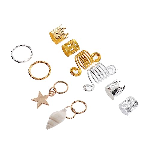 BAZEITFLOW 90 Stück Teiliges Dreadlock Ring aus Metall Leichte Hohle Haarringe für Dreadlocks Modisches Haarschmuck accessoire für Damen und Herren Vielseitig für Zöpfe und Individuelle von BAZEITFLOW
