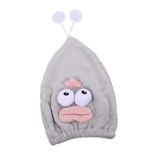 BAZEITFLOW Absorbierende Mikrofaser Haar Turban Haartrockner Haube Schnelltrocknend für Haartypen Strapazierfähig Schützend gegen Haarschäden Frizz Passend für Damen Herren von BAZEITFLOW