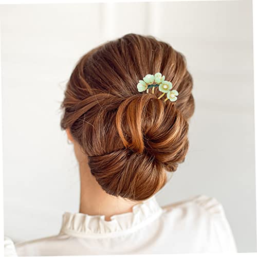 BAZEITFLOW Antike Chinesische Blüten Haarnadel aus Legierung Vintage Haarstab mit Feiner Verarbeitung Haarschmuck für Damen Geeignet für Diverse Frisuren und Festliche Anlässe von BAZEITFLOW