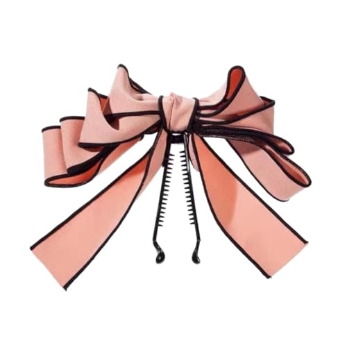 BAZEITFLOW Banana Clip mit Schleifen Design Haarklammer für Damen Rutschfester Ponytail Halter Komfortabel und Einfach zu Verwenden Geeignet für Dünnes und Dickes Haar Modischer Haarschmuck BAZEITFLOW Banana Clip mit Schleifen Design Haarklammer für Damen Rutschfester Ponytail Halter Komfortabel und Einfach zu Verwenden Geeignet für Dünnes und Dickes Haar Modischer Haarschmuck von BAZEITFLOW