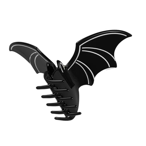 BAZEITFLOW Bat Design Haarklammer für Dünnes Haar Damen Kompakte Leichte Haarkralle Robuste Haarspange Einfach zu Bedienen Sicherer Haarbruch Stylisches Haarschmuck Accessoire für Alltag und von BAZEITFLOW