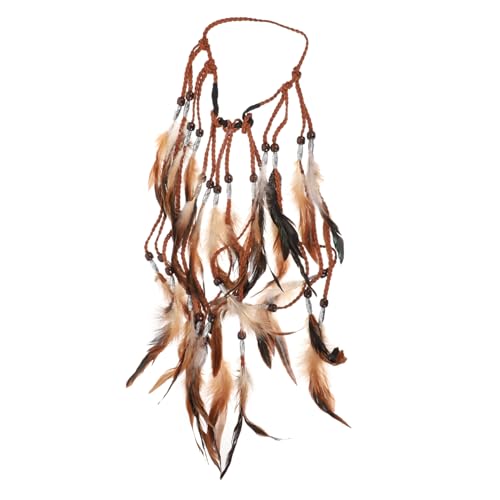 BAZEITFLOW Boho Federn Haarband Damen Handgefertigter Kopfschmuck Elegant Leicht Vielseitig für Festivals Partys Hochzeiten Strand und Alltag Geeignet BAZEITFLOW Boho Federn Haarband Damen Handgefertigter Kopfschmuck Elegant Leicht Vielseitig für Festivals Partys Hochzeiten Strand und Alltag Geeignet von BAZEITFLOW