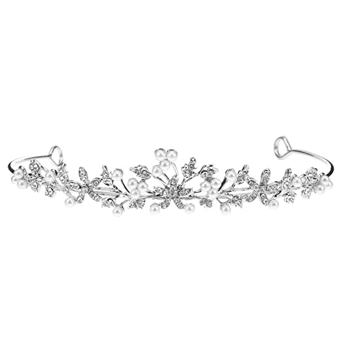 BAZEITFLOW Braut Haarband mit Funkelnden Kristallen Silberfarbene Hochzeit Tiara Leichter Haarschmuck für Damen für Hochzeiten Partys Brautjungfern und Festliche Anlässe BAZEITFLOW Braut Haarband mit Funkelnden Kristallen Silberfarbene Hochzeit Tiara Leichter Haarschmuck für Damen für Hochzeiten Partys Brautjungfern und Festliche Anlässe von BAZEITFLOW