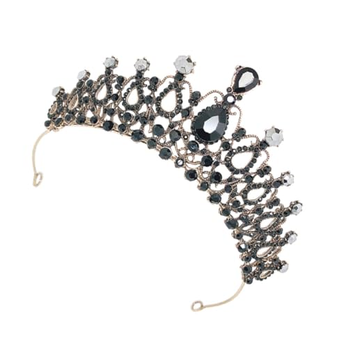 BAZEITFLOW Braut Krone Haarschmuck Barock Vintage Party Hochzeit Kopfschmuck Funkelnde Tiara Leicht und Bequem Geeignet für Hochzeit Fest Fotoshooting von BAZEITFLOW