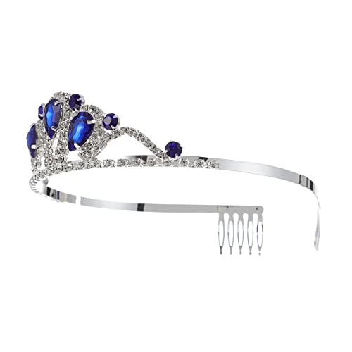BAZEITFLOW Braut Tiara mit Funkelnden Strasssteinen Zarte Haarreif für Hochzeit Festlicher Haarschmuck Damen Stilvolles Accessoire für Braut und Besondere Anlässe von BAZEITFLOW