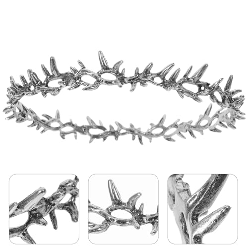 BAZEITFLOW Brautkrone Metall Stirnband Vintage Braut Tiara für Frauen Leichtes Party Haaraccessoire Langlebig und Komfortabel für Hochzeit Geburtstag Abschlussball und Festliche Anlässe von BAZEITFLOW